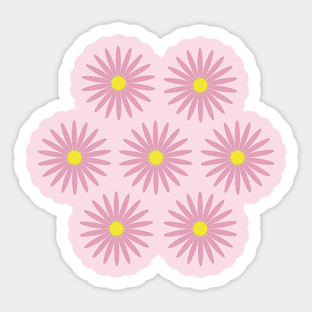 pink flowers Sticker by desingmari